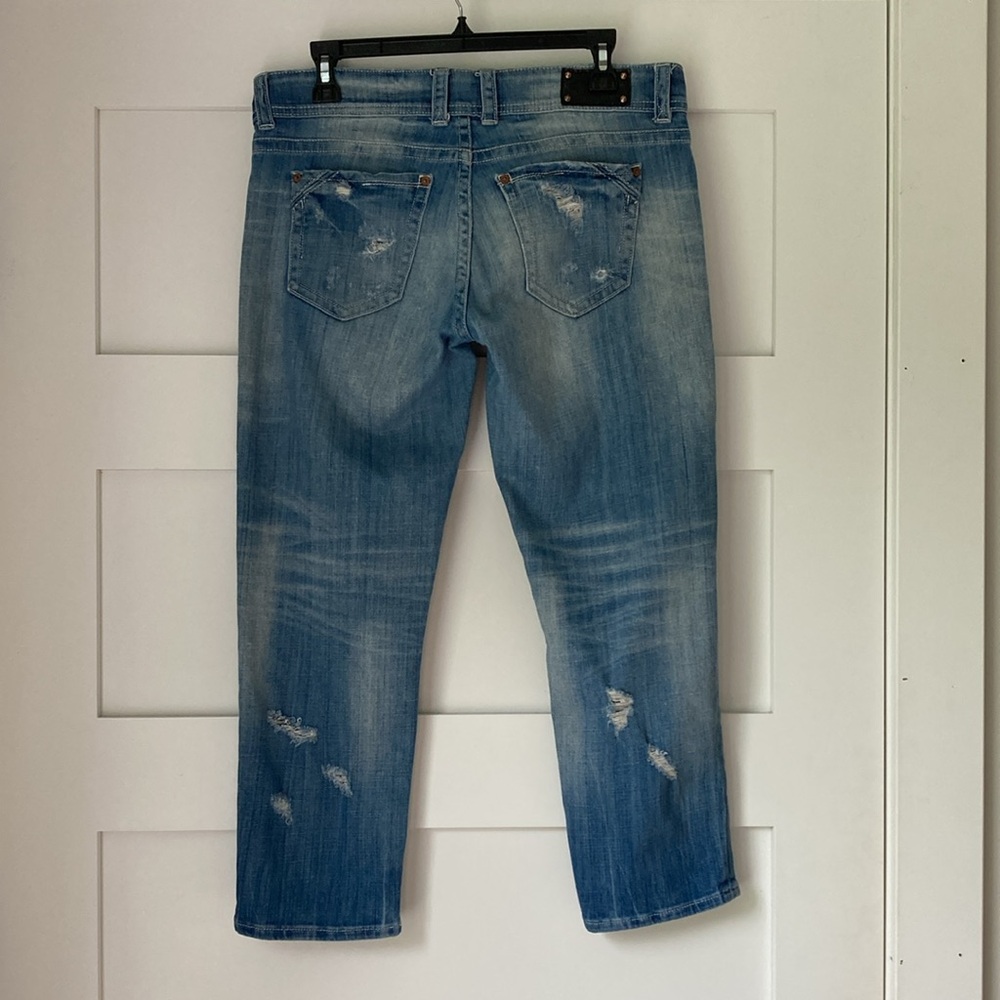 Buckle Black Label Crop Jeans Fit No. 256 Distressed Women’s 28 Excellent